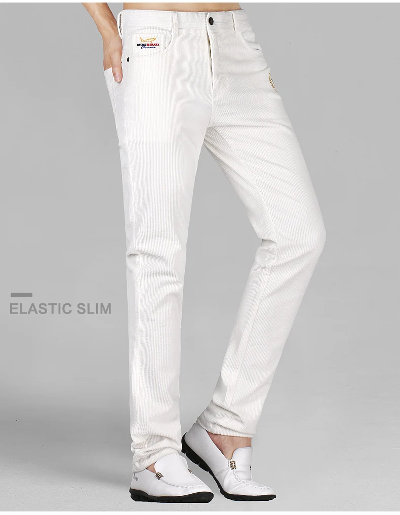 Corduroy Comfortable Trendly MenTrousers Smart Business Leisure Man Pants Straight Leg Streching Every day Ware big ize40 | Мужская