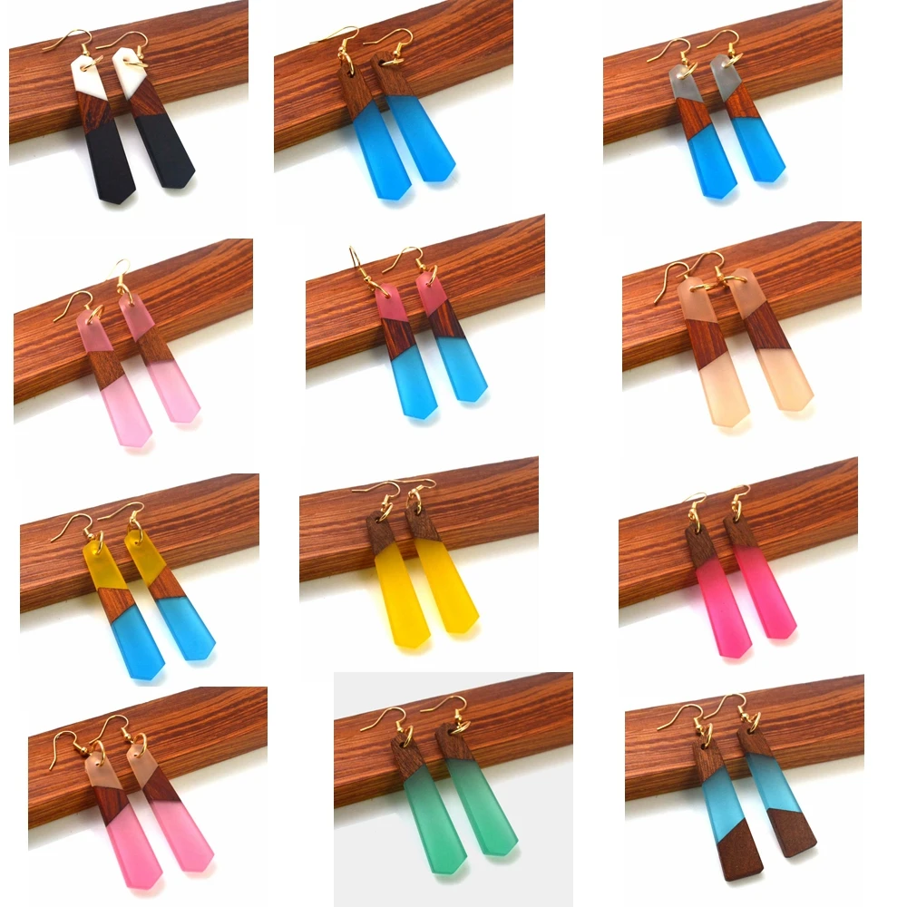 Модные серьги подарки для женщин древняя древесная смола со специальными