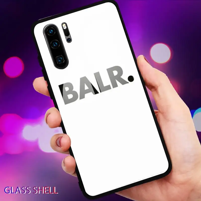 

Life Of A BALR Phone Case For Huawei P9 10Plus 20PRO P30 Lite Back Cover Tempered Glass Cases For NOVA 3E Series