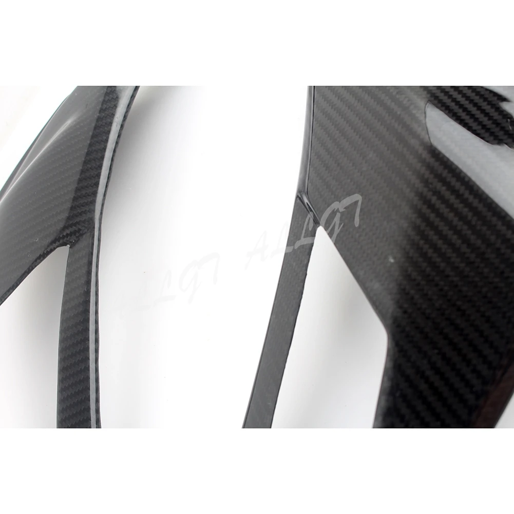 

Side Light Cover Fairing Cowl Protector 3K Carbon Fiber Glossy fit for KAWASAKI NINJA 400 2018 EX400