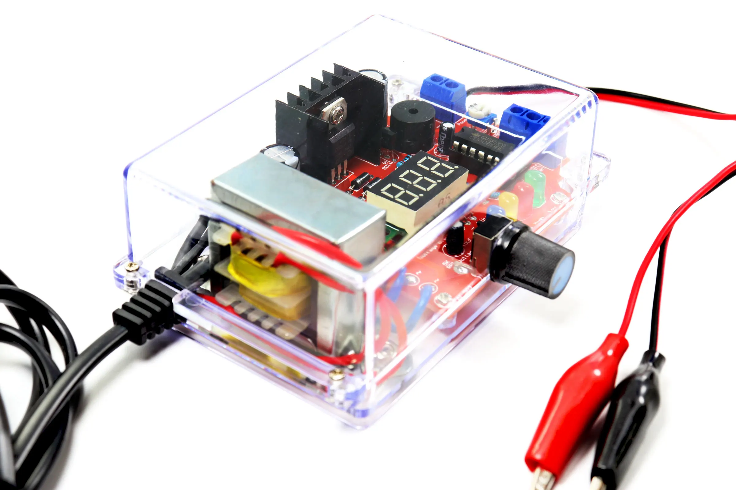 DIY kit US Plug 110V LM317 Kit с чехлом | Электронные компоненты и принадлежности