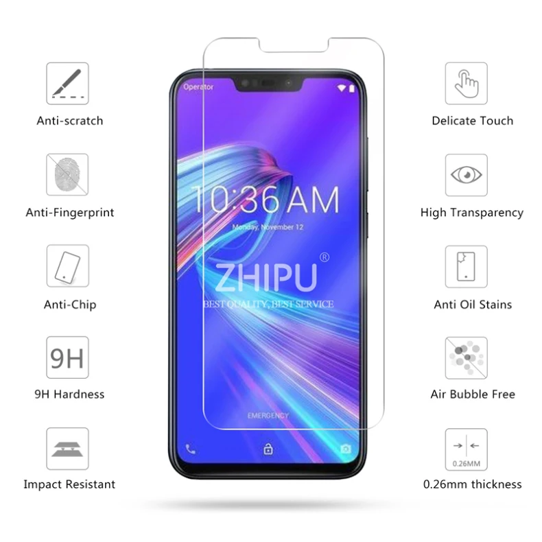 Закаленное стекло для Asus Zenfone Max M2 ZB633KL, Защитное стекло для экрана 2.5D 9 H, закаленное стекло для Asus Zenfone Max M2 ZB633KL