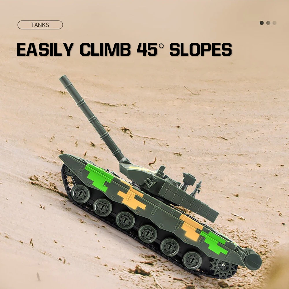 RC Tank Caterpillar 2 4 ГГц масштаб 1:24 фотография со звуком светильник Том вращающаяся