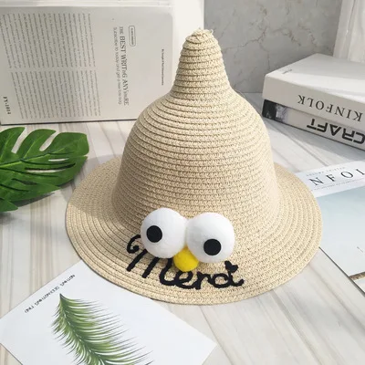 Детское украшение большой глаз оплетенная Кепка для маленьких мальчиков и