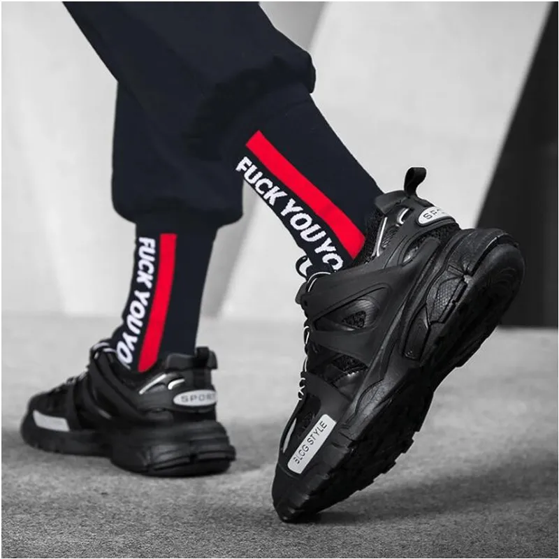 Мужские кроссовки с сеткой Zapatos Hombre желтые черные Белые Повседневные в винтажном