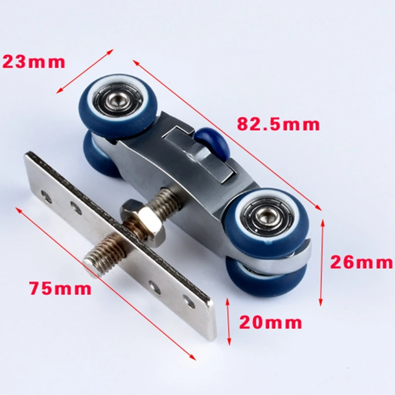 

Bifold Door Hardware Wooden Sliding Door Pulley Furniture Hardware Wheel Barn Door Roller Wall Door Folding Door Roller