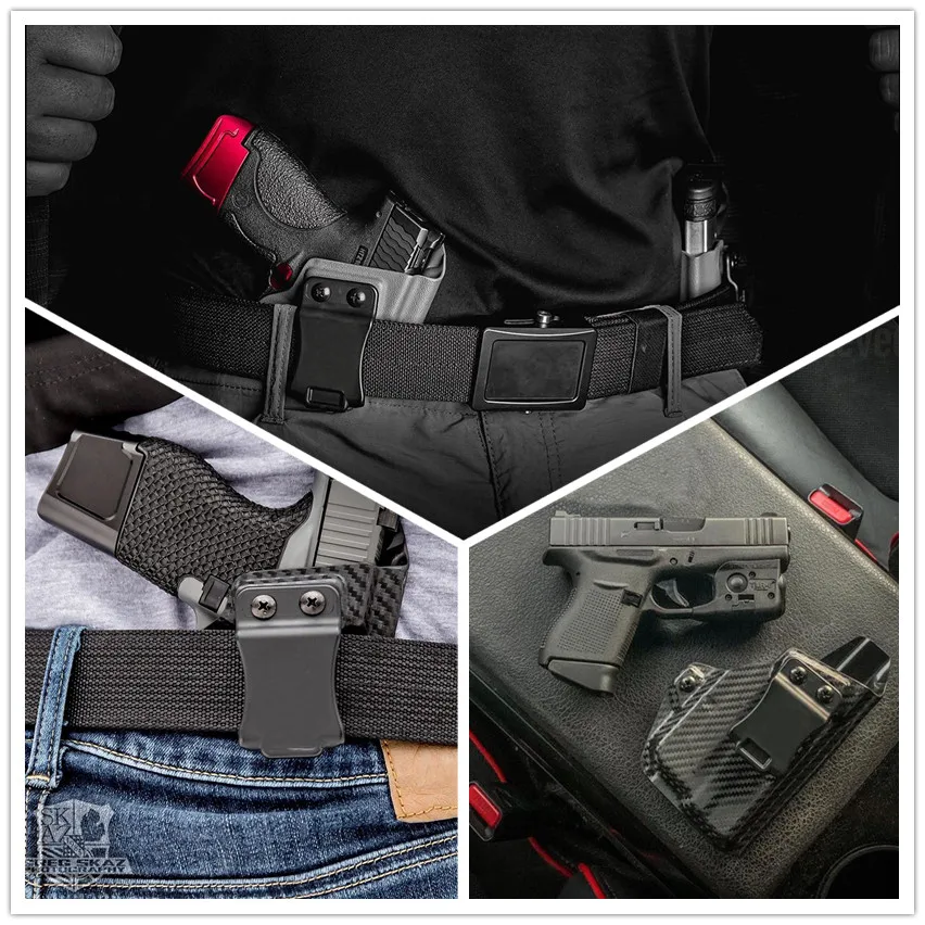 Carbon fiber Kydex IWB Holster For CZ P07 P09 P10 C F SC sub compact Full Size Mag Carrier holders charger port Inside Carry | Спорт и