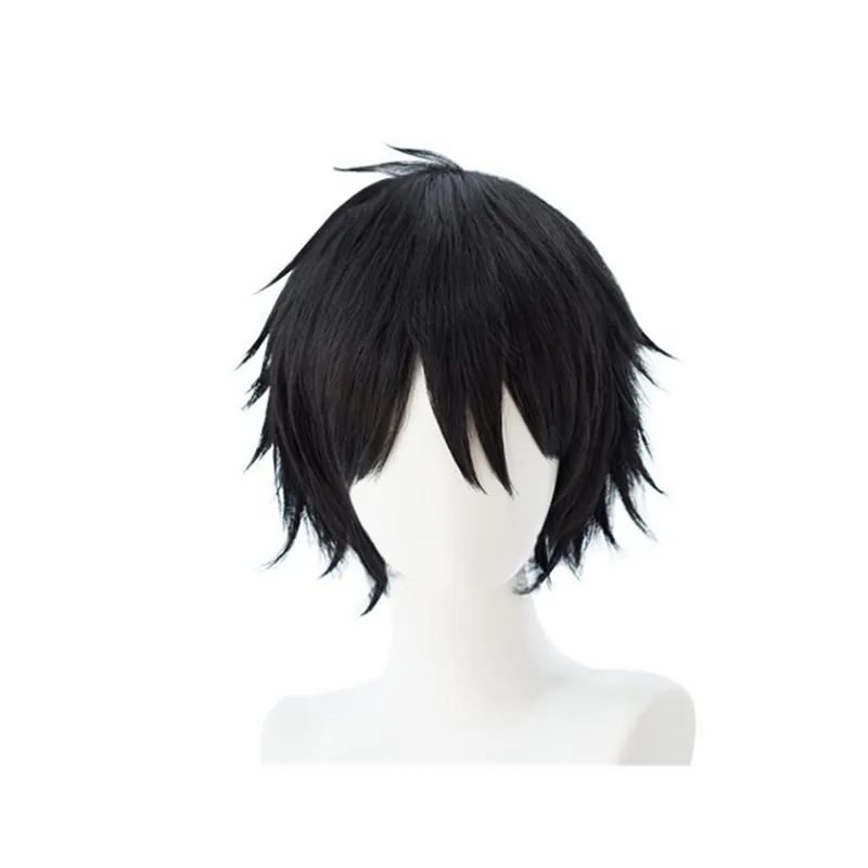 Zack Wig Игра высокое качество ангелы смерти косплей Исаак Фостер костюм играть парики Zack обувь Хэллоуин Косплей Костюм Полный Топ Брюки - Цвет: Zack Wig