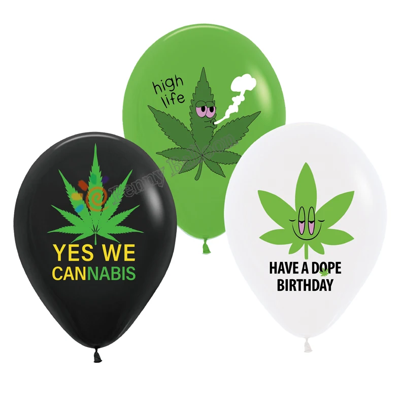 12 шт./лот сорняков баллон имеет осветления пятен на день рождения вечерние