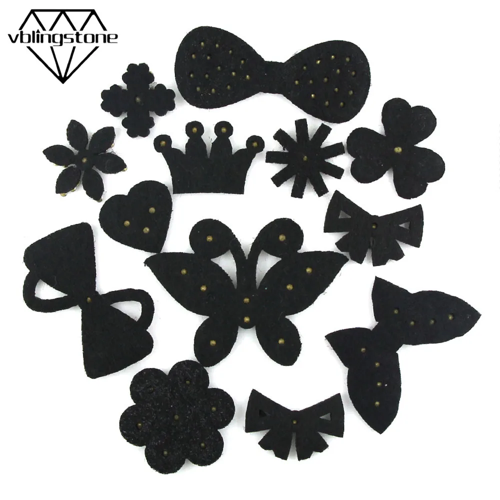 Нашивки AB Стразы Цветок/корона/бабочка/банты/Аппликация в форме сердца для