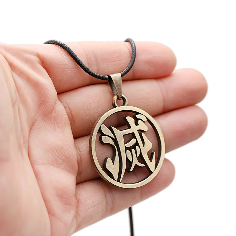 

Anime Demon Slayer Kimetsu No Yaiba Kamado Tanjirou Necklace Hashibira Inosuke Zenitsu Agatsuma Nezuko Necklaces Pendants Figure