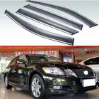 Для Lexus GS-clase GS300 GS350 GS430 2006 2007 2008-2011 пластик внешний козырек вентиляционные Шторы окно Защита от солнца Дождь Отражатель 4 шт.