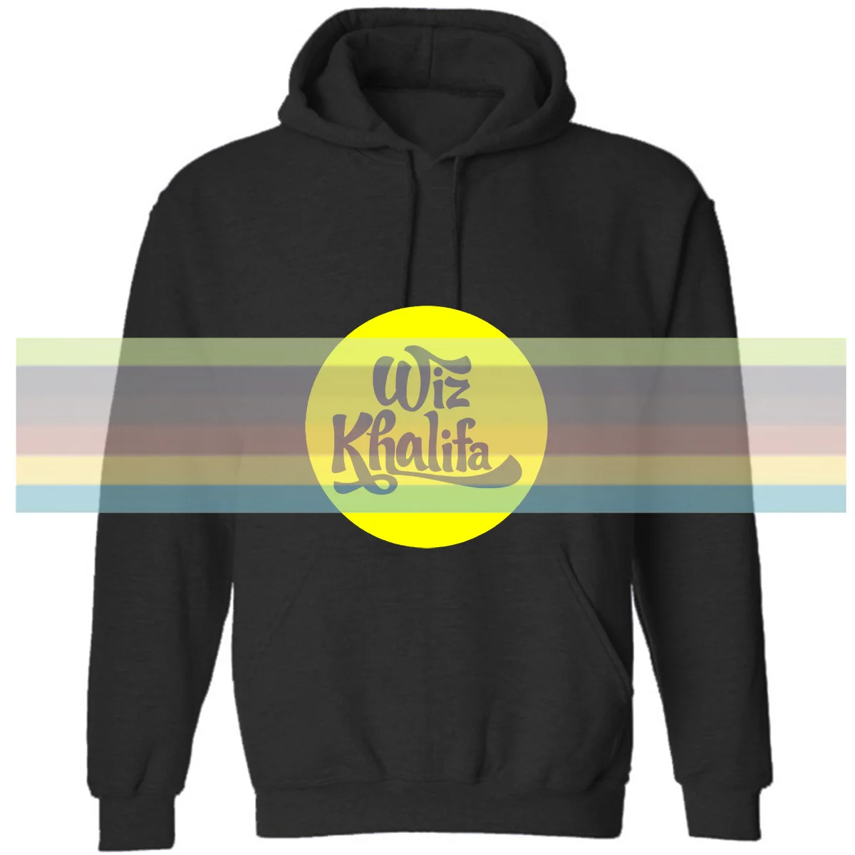 Wiz Khalifa хлопковый черный китайский стиль для мужчин и женщин | Мужская одежда