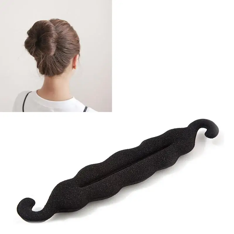 Твист укладки волос модные булочка заколки Фрикаделька голова без повреждения