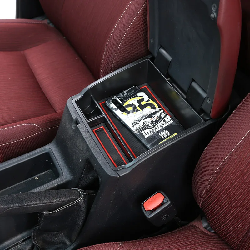 for toyota hilux 2015 2020 toyota innova 2015 abs car central control armrest box storage box mobile phone tray car accessories free global shipping