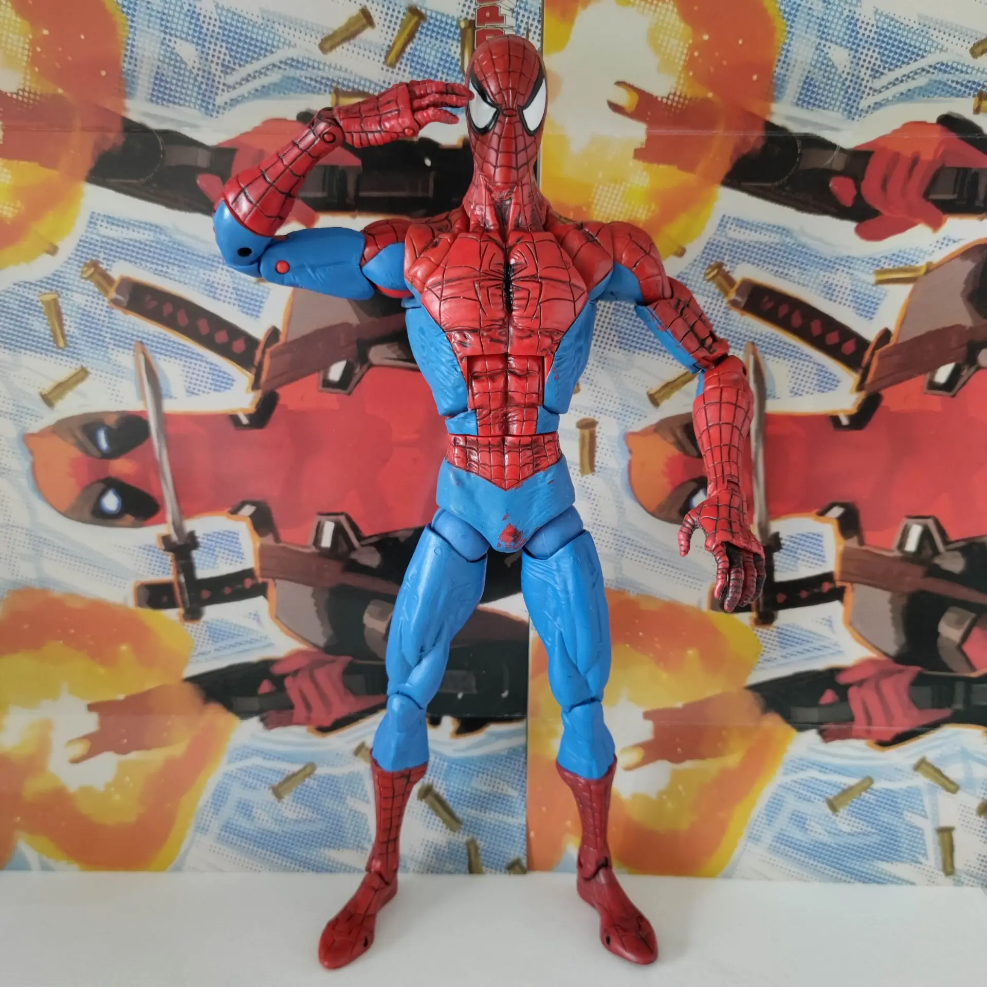 ML Toy Biz легенды иконы удивительный паук Spidey 2006 классика 12 дюймов Свободная