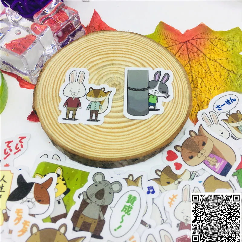 40 шт. наклейки с изображением белки и брата | Игрушки хобби