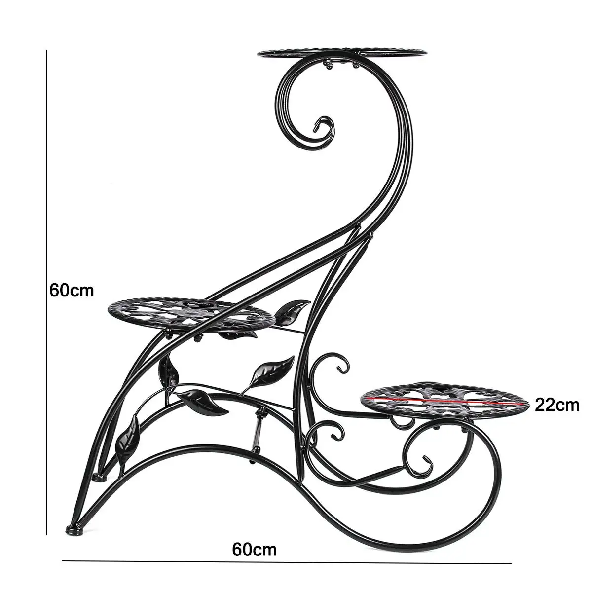 

3 Tier Plant Stand Flower Rack pent Pot Storage Rack Display Shelf Holder Home Indoor Outdoors Decor