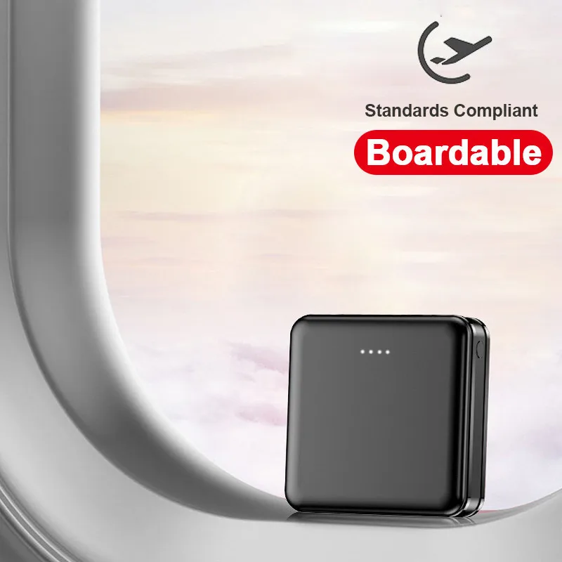 30000mAh внешний аккумулятор мини портативный квадратный индикатор заряда батареи