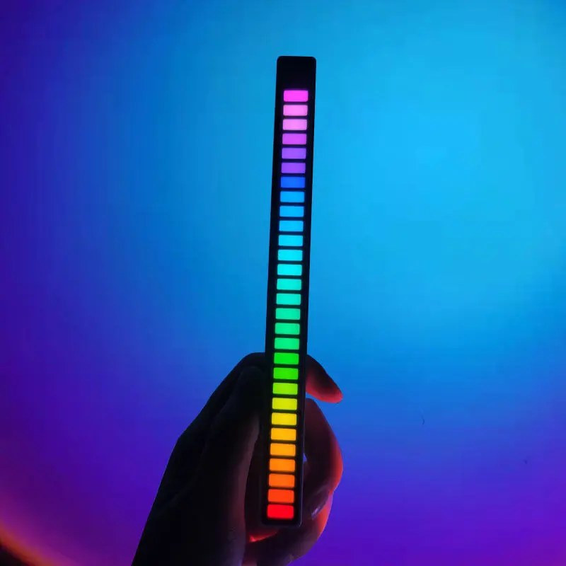 

LED Strip Light Sound Control Pickup Rhythm Light Music Atmosphere Light RGB Colorful Tube USB Energy-Saving Lamp Ambient Light