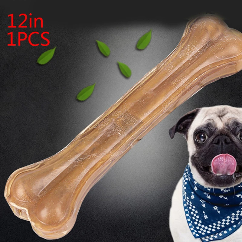 

Dog Toys Durable Dog Chew toys Natural Cowhide Pressing Bone Chews Snack Food Treats Dog Chew Bones For Puppy Pet Supplies