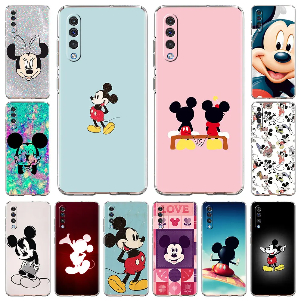 

Прозрачный чехол с Микки-Маусом для Samsung Galaxy A50 A70 A40 A10 A30 A20s A10s A20 A70s A20e, Роскошный прозрачный мягкий чехол