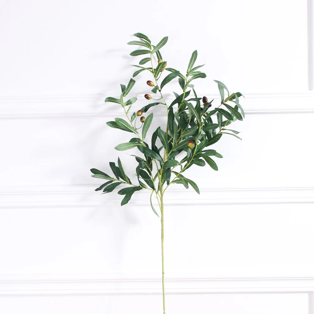 Искусственные европейские ветви оливкового дерева с оливковыми фруктовыми