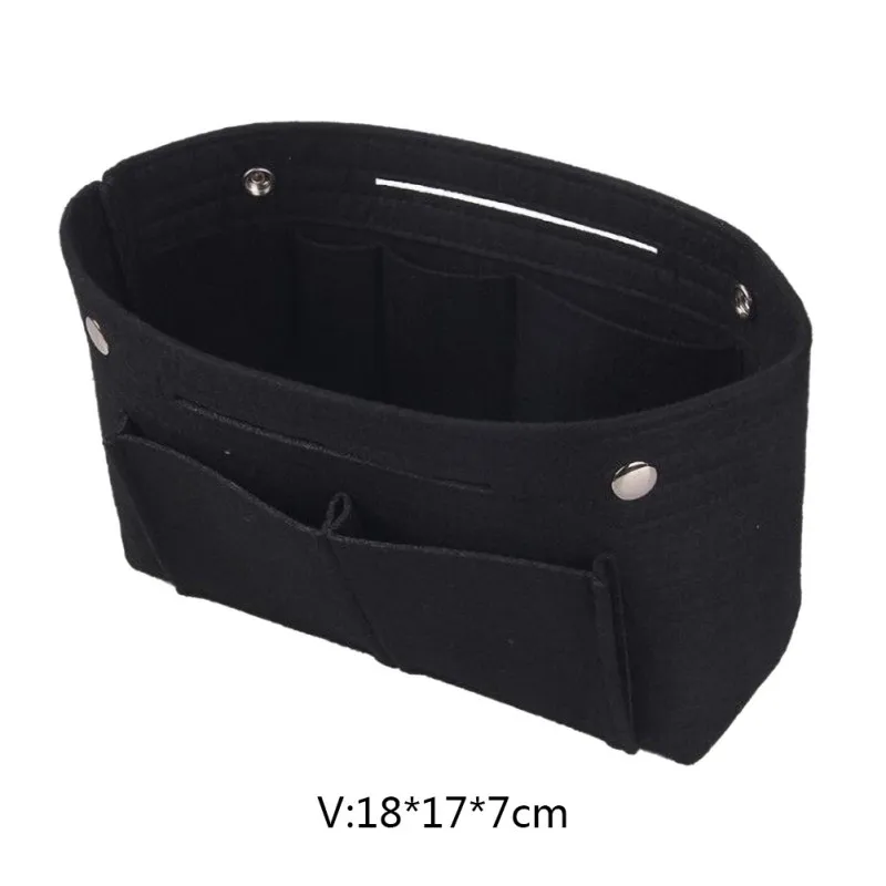 Модная Повседневная лаконичная сумка-Органайзер войлочная сумка с несколькими