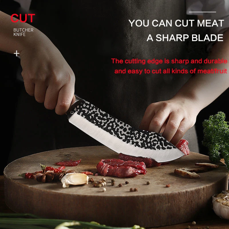 Кухонный нож ручной работы из нержавеющей стали кухонный шеф-нож для обвалки
