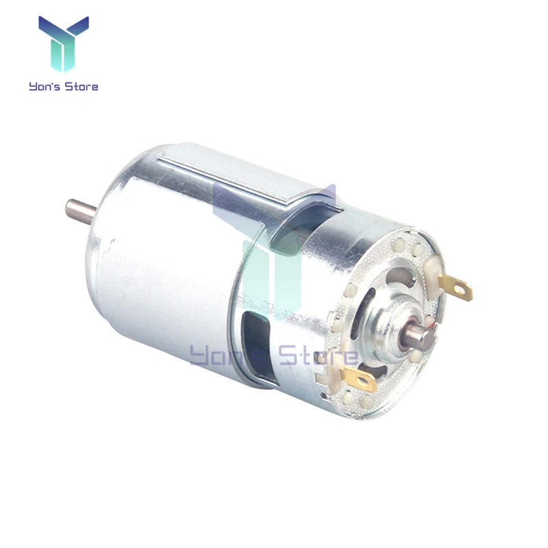 

775 DC Metal Motor DC 12V 24V 4500/5500/12000 RPM High Speed Ball Bearing Large Torque High Power Low Noise Electronic Motor