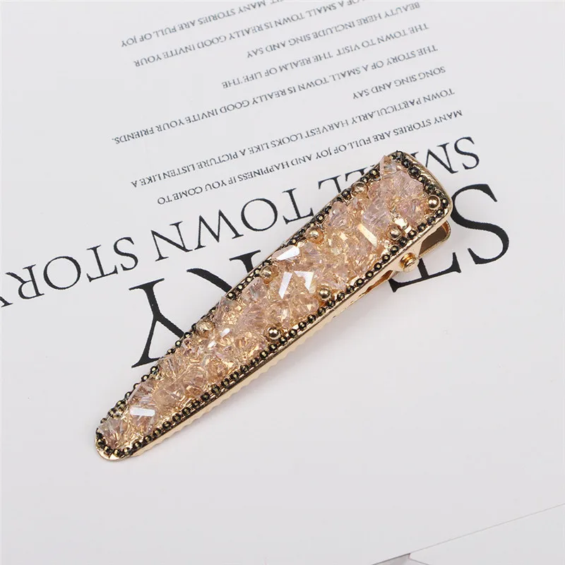 Заколки для волос с большим бантом женские элегантные Геометрические зажимы из