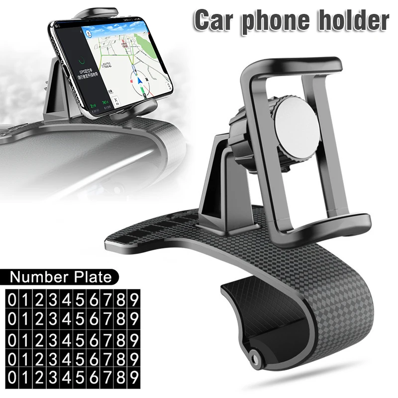 

Mayitr 1 шт. 1 шт. 2 в 1 Универсальный Автомобильный парковочный номер карты доска интерьер автомобиля на приборной панели мобильный телефон держатель на колыбели подставка для телефона