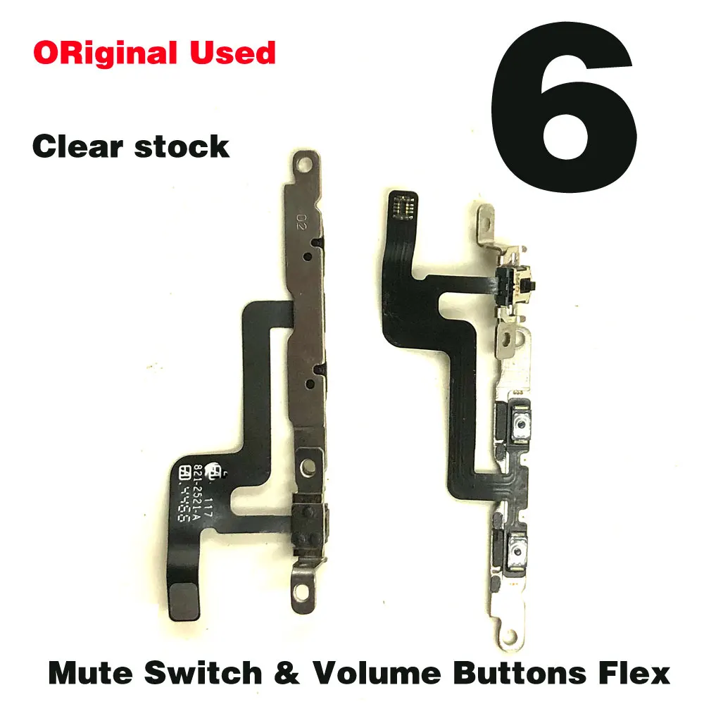 

Оригинальный гибкий кабель для iphone 6, звуковой переключатель и Кнопки громкости, гибкий кабель в сборе