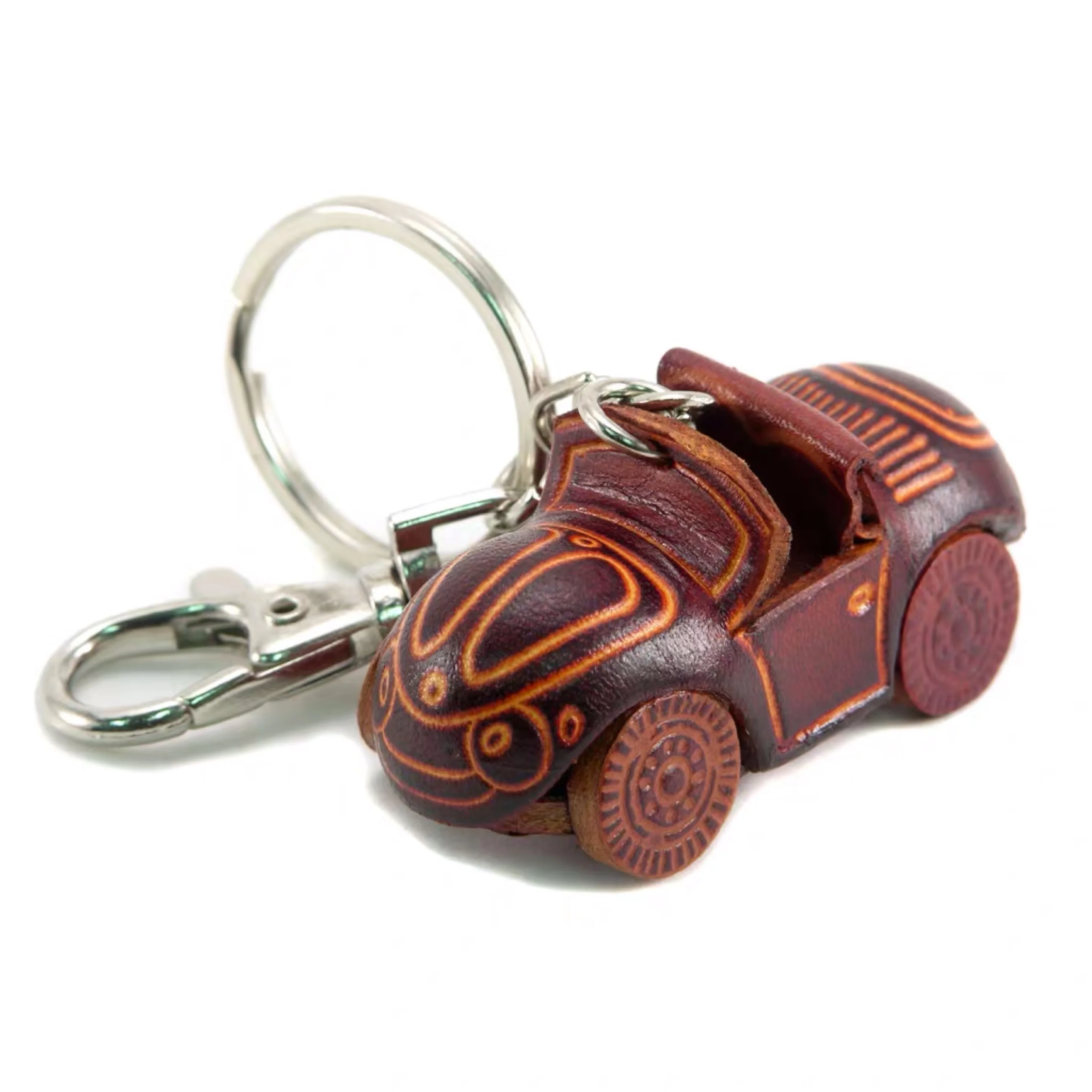 Вендаж кожаный брелок ручной работы искусственные украшения для автомобиля
