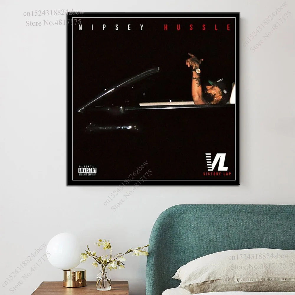 Постер Nipsey рэпер певец музыкальный альбом почтовый ящик деньги TMC Hussle Картина на