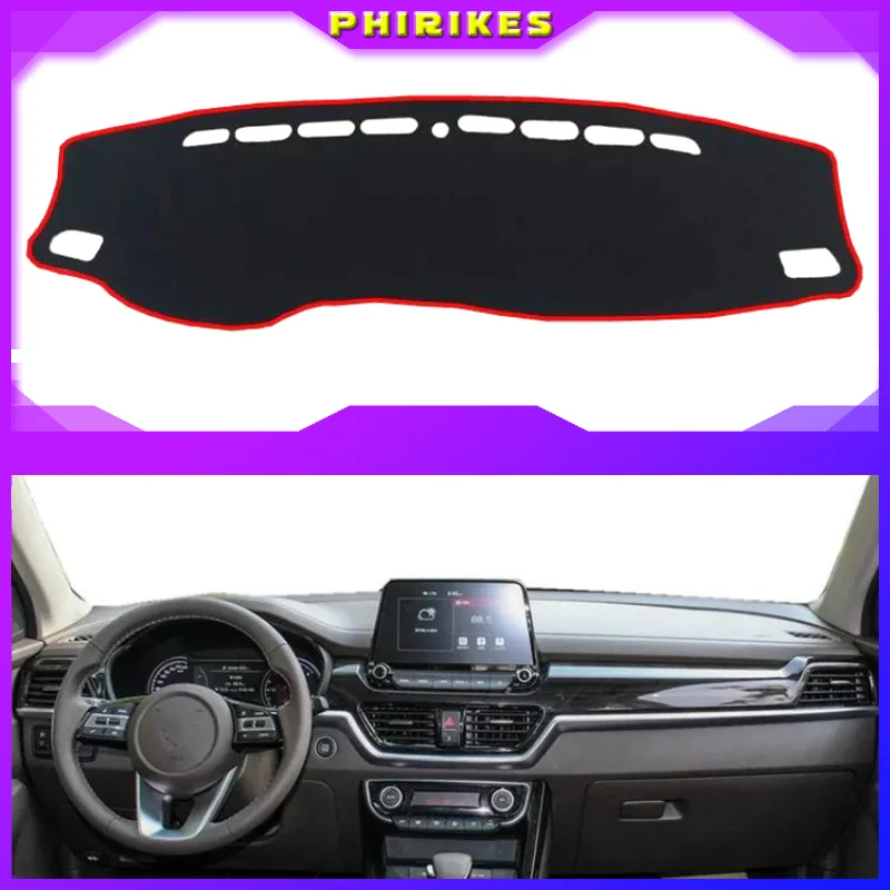 

For Kia sportage R 2018 2019 Dashboard Cover Sun Shade Non-slip Dash Mat Pad Carpet Car Stickers Interior Accessories