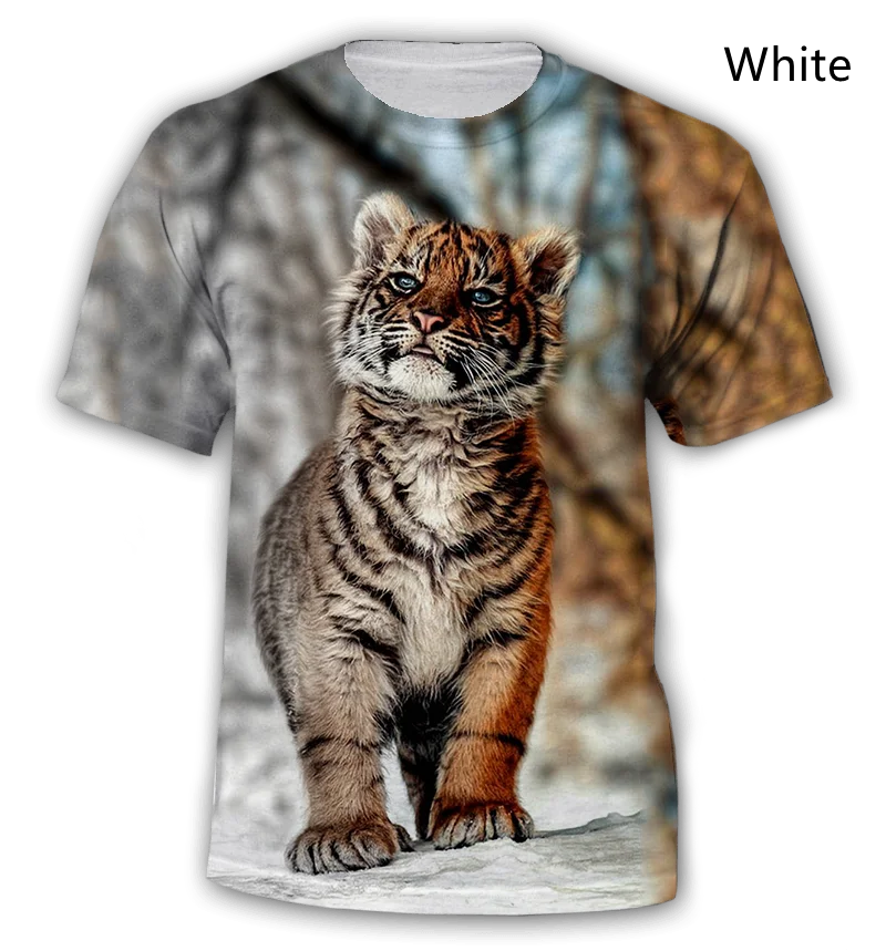 

Summer leisure and cool tiger new high-quality T-shirt (the best gift)