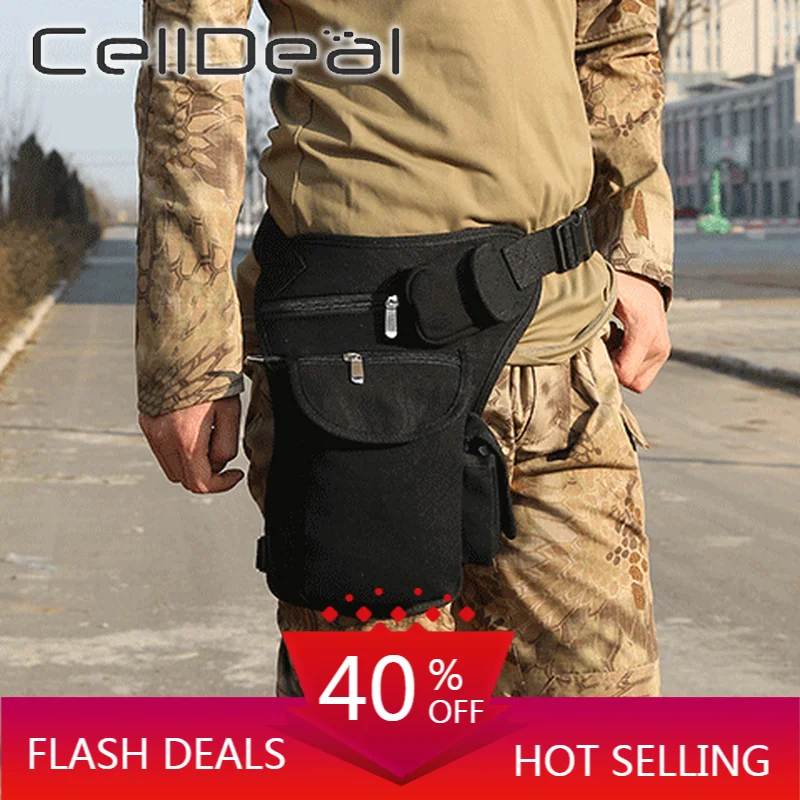 CellDeal Высококачественная многофункциональная хлопковая холщовая поясная сумка