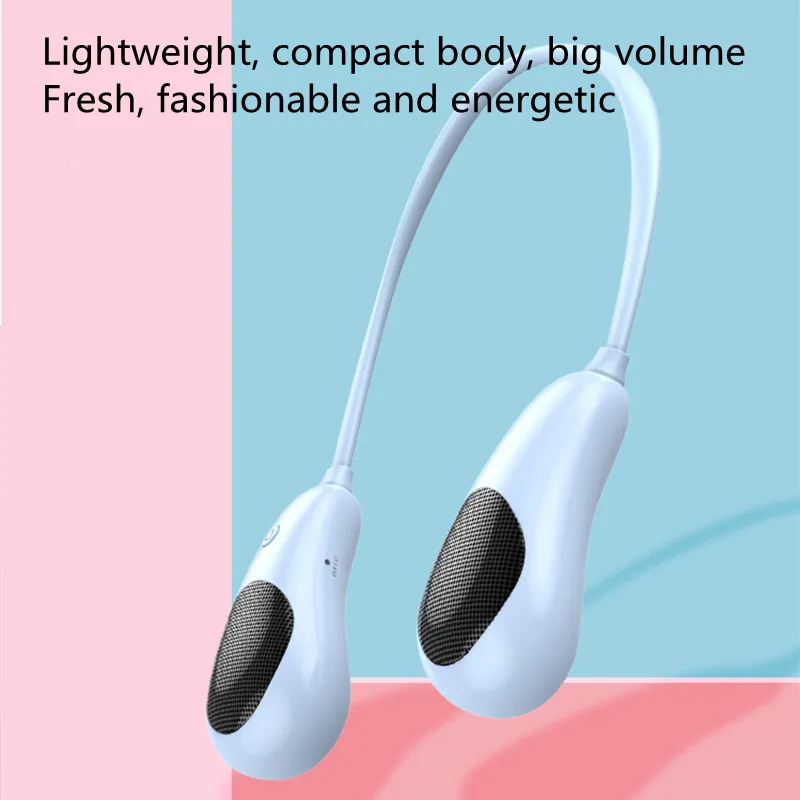 2021 Hanging Neck Wireless Bluetooth Speaker Gift Mini Stereo Portable Outdoor Subwoofer Comfortable To Wear | Электроника