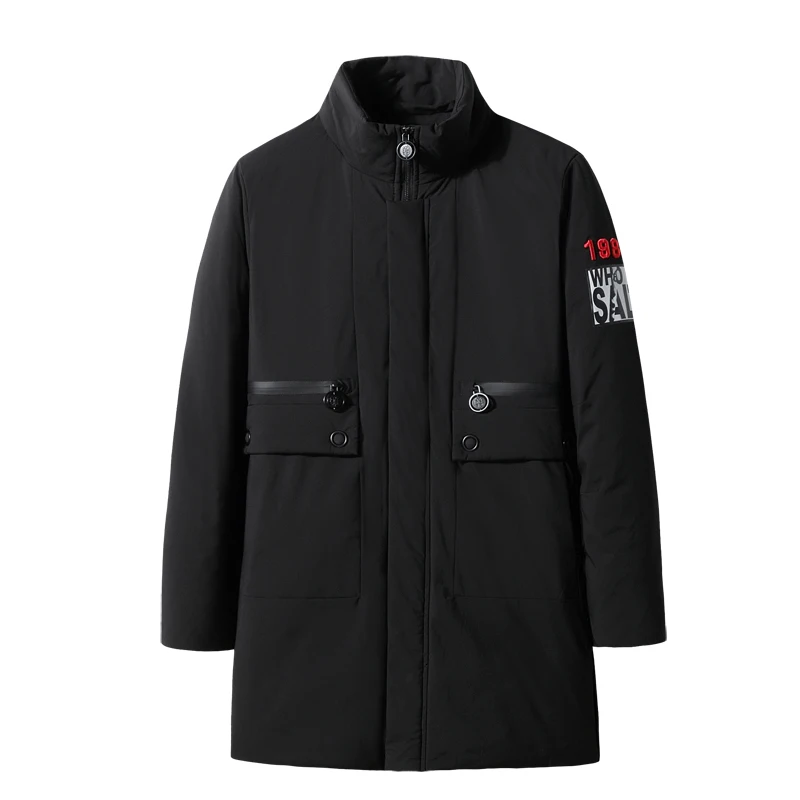 Новинка мужская длинная пуховая куртка большого размера размеры 8xl 7xl брендовая