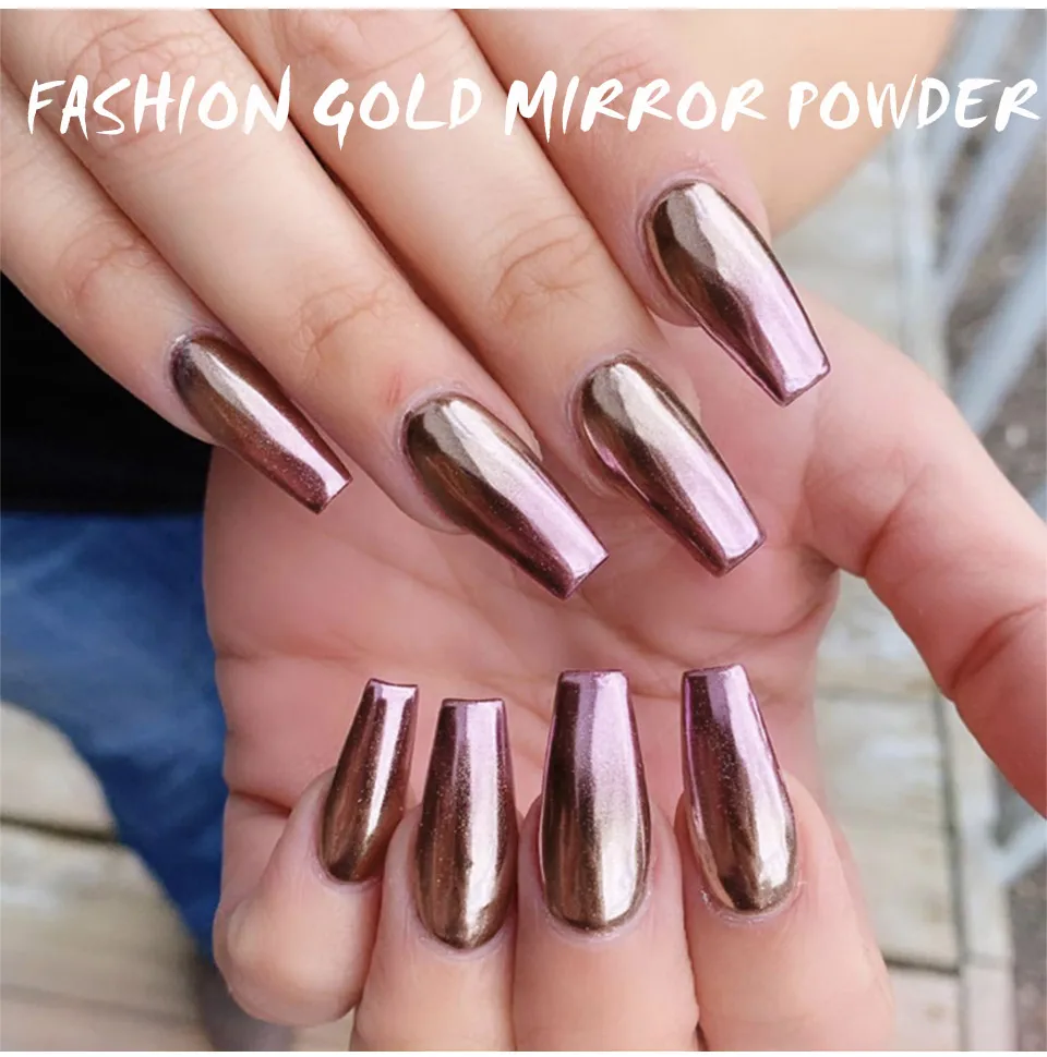 SAVILAND Bubble Nails Золотой зеркальный порошок «Волшебное зеркало» блеск для ногтей блестки Золотой порошок DIY Дизайн ногтей украшения маникюрные инструменты