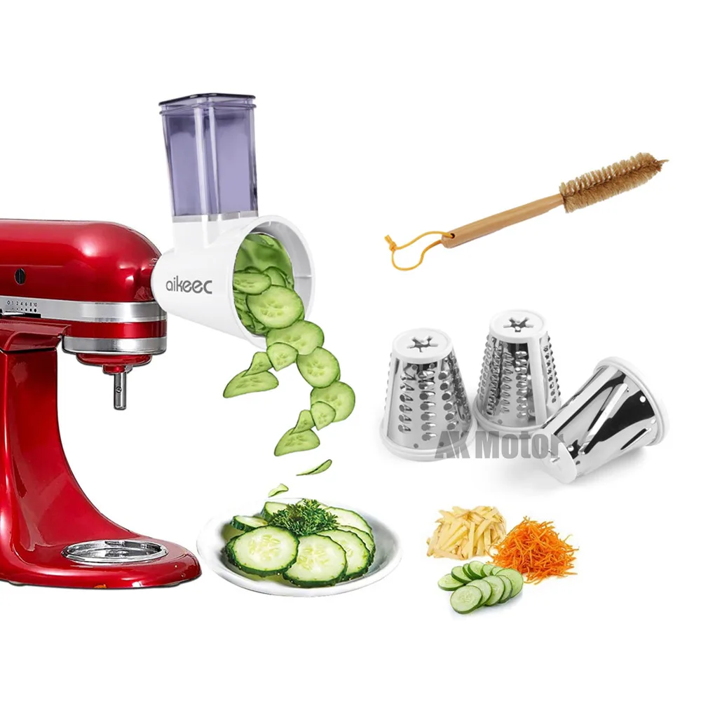 

Слайсер/Шредер насадка для KitchenAid стенд смесители, терка для сыра насадка овощерезка насадка Салатница