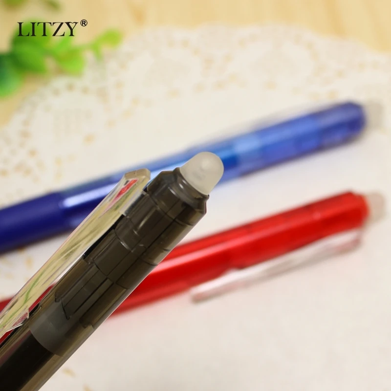 Набор стираемых гелевых ручек 0 5 мм синие/черные/зеленые/красные чернила