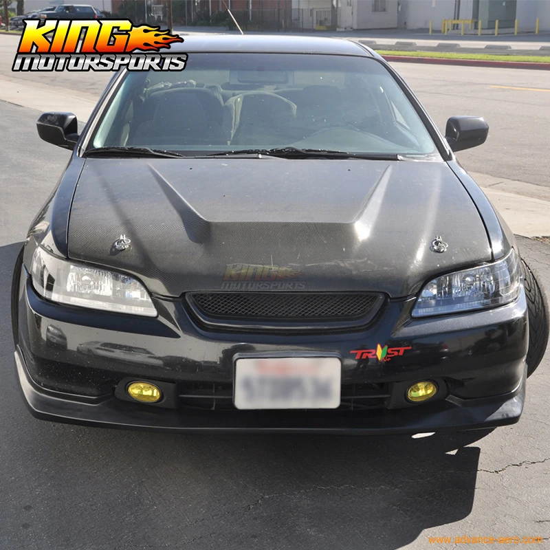 Fit For 98 99 00 Honda Accord Coupe 2DR PU Front Bumper Lip Spoiler JDM Style | Автомобили и мотоциклы