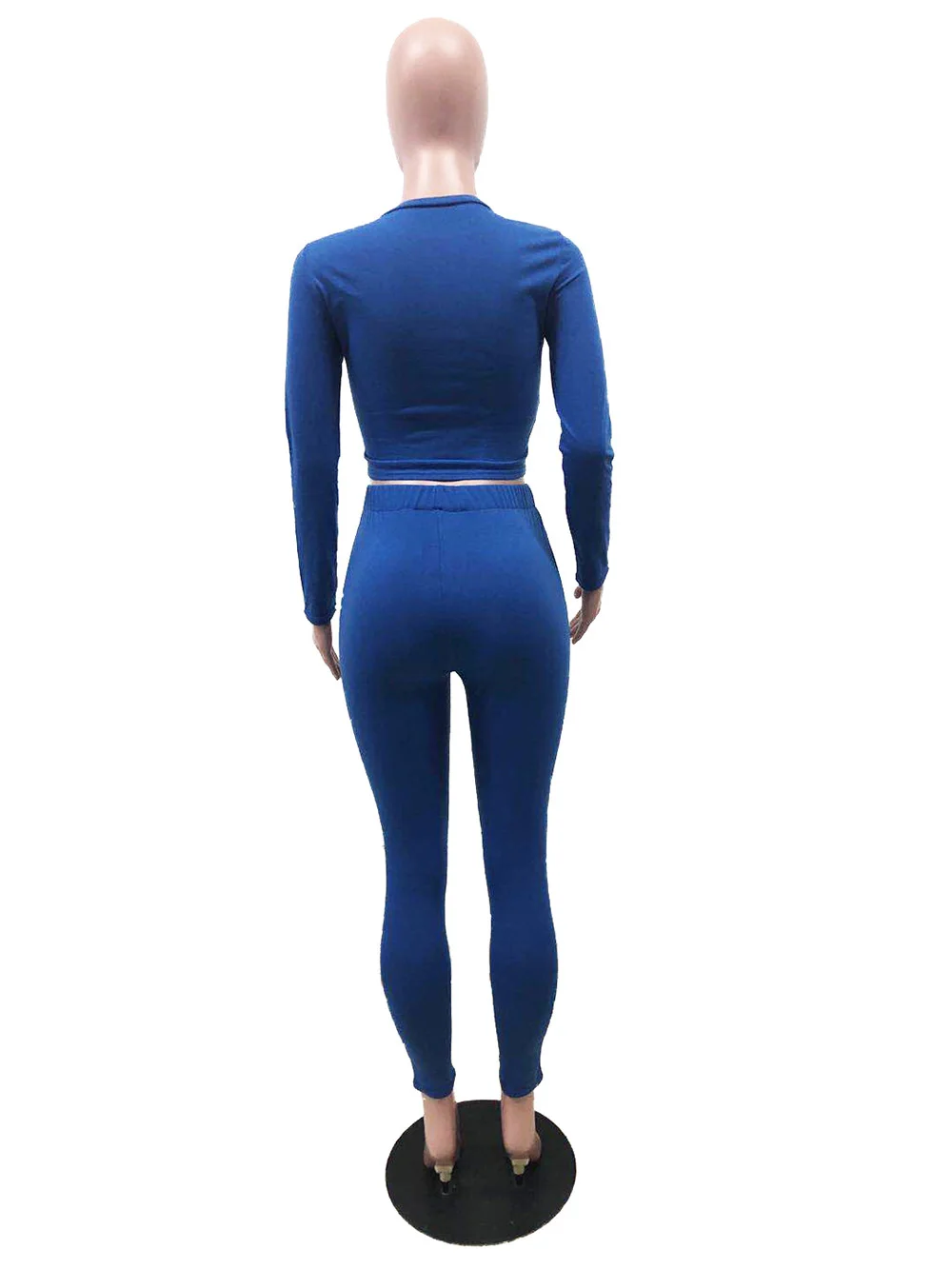 

Spring Bandage Womens Tracksuit O Neck Long Sleeve Solid Color Two Piece Sets for Women 2021 Vestido De Mujer