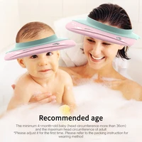 childrens shampoo cap adjustable baby shampoo shower cap baby protect safe toiletries for baby wash hair bath head cover