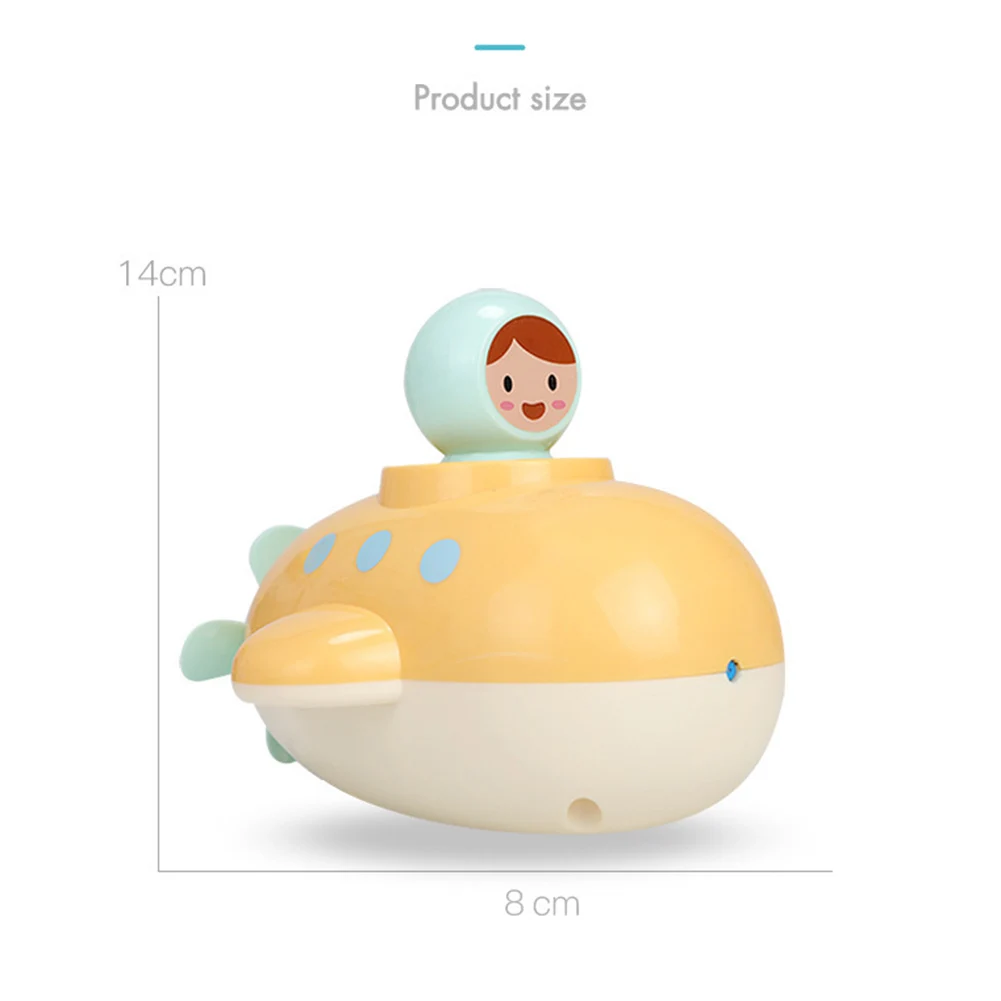 

Kids Swimming Water Baby Bath Toys Blower Automatic Wash Bath Play Wound up Chain Toy Random Color for Children