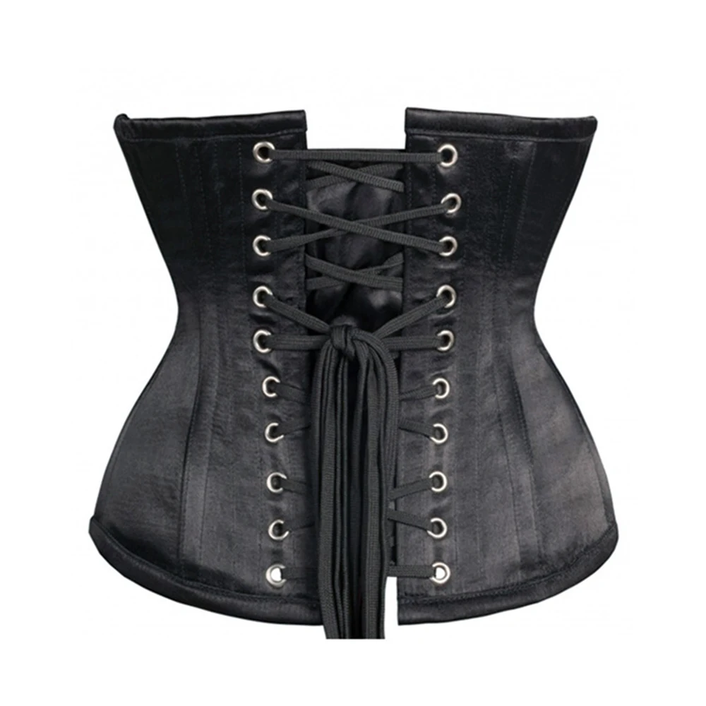 14 Steel Bone Waist Trainer/Control Short Corset Women Sexy Underwear Lace Ups Shape Body Lingerie Slimming Belt Winter Bustiers