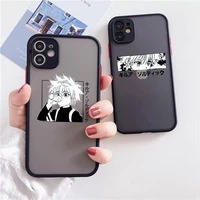 hunter x hunter anime phone cover for iphone 13 12 mini 11 pro max x xs xr max 7 8 plus black hard matte shockproof case fundas
