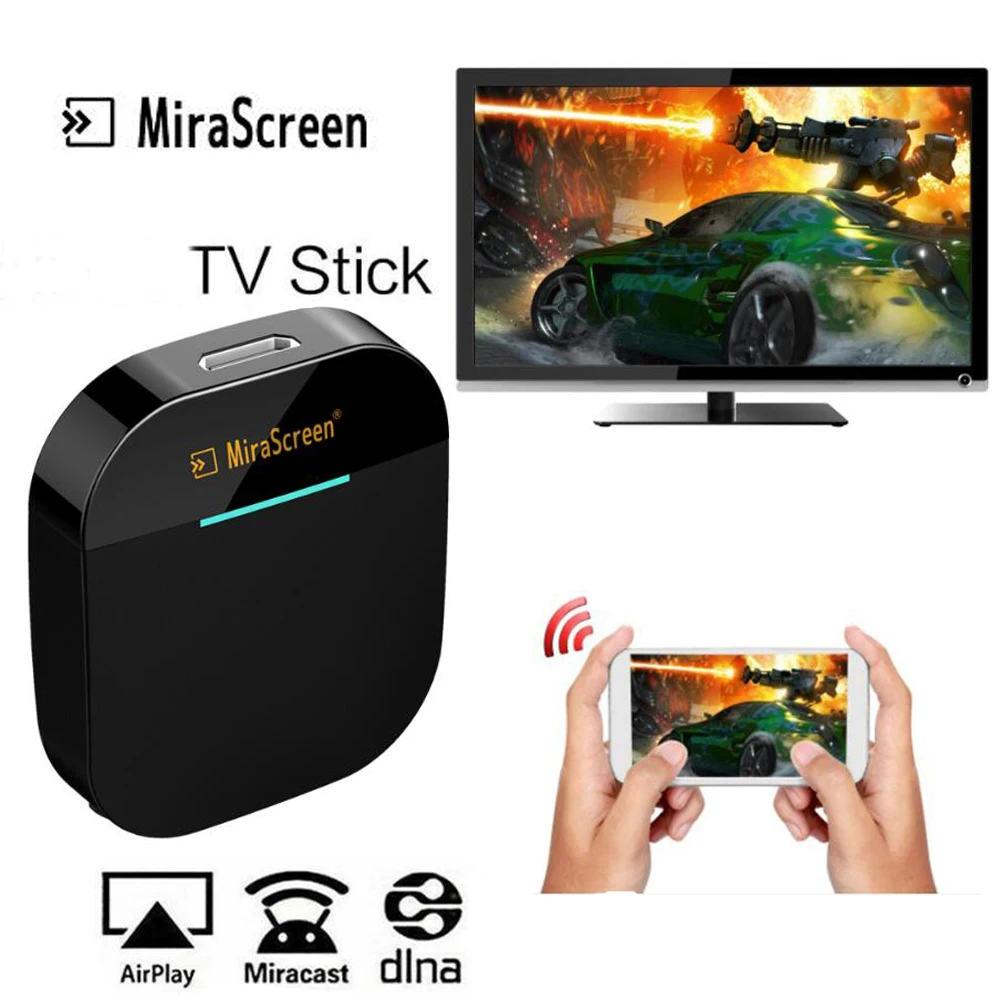 

HDMI-совместимый экран mira, 1080P, совместное использование экрана, ТВ-Стик, мобильное устройство Push Treasure, беспроводной дисплей, приемник 2,4G